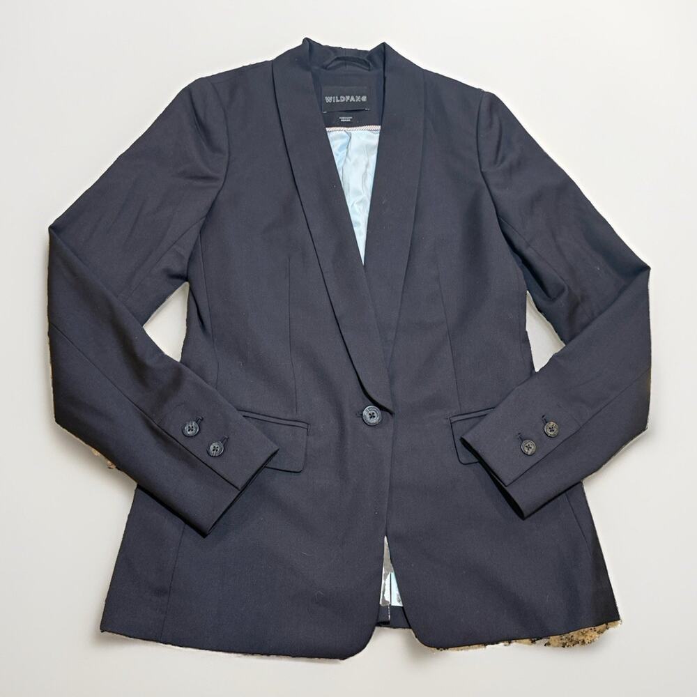 Wildfang Suits Black The Empower Tux Blazer Jacket Womens Sz XS